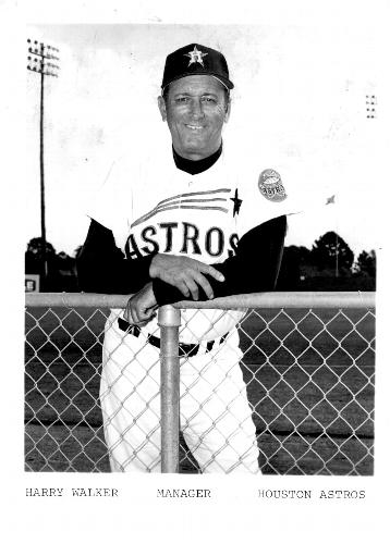 1970 Houston Astros Photos #NNO Harry Walker Front