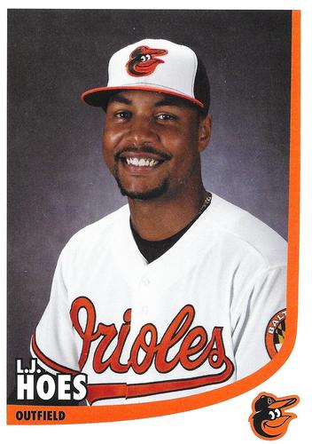 2015 Baltimore Orioles Photocards #NNO L.J. Hoes Front