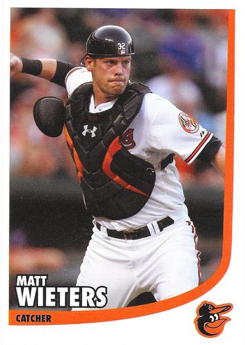 2015 Baltimore Orioles Photocards #NNO Matt Wieters Front