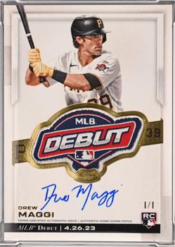 2023 Topps Chrome Update - MLB Debut Patch Autograph #RDP-DM Drew Maggi Front
