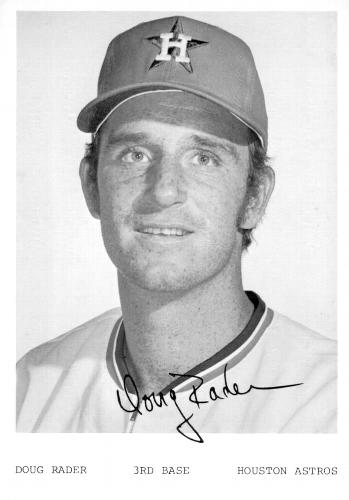 1972 Houston Astros Photocards #NNO Doug Rader Front