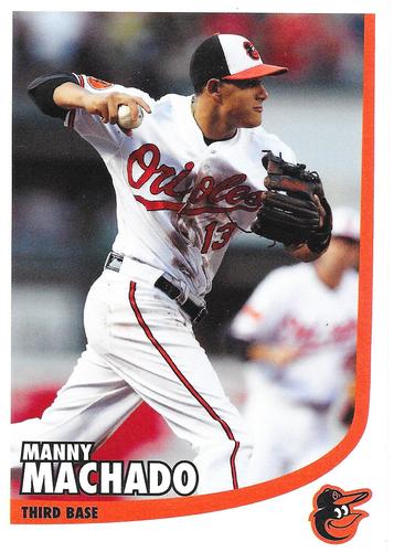 2017 Baltimore Orioles Photocards #NNO Manny Machado Front
