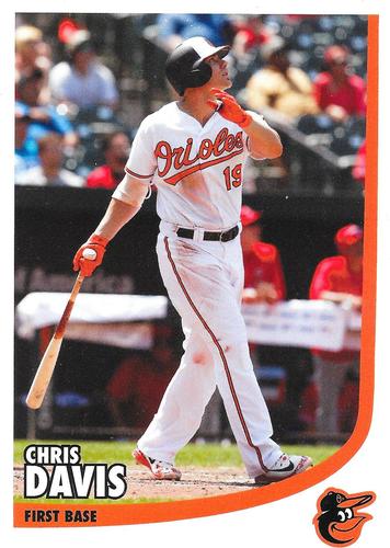 2018 Baltimore Orioles Photocards #NNO Chris Davis Front