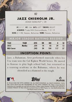 2023 Topps Inception #82 Jazz Chisholm Jr. Back