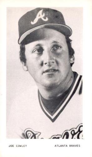 1982 Atlanta Braves Photocards #NNO Joe Cowley Front