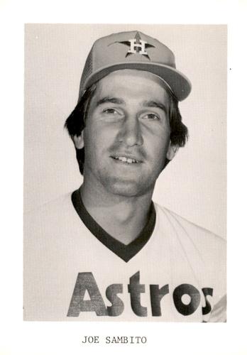 1982 Houston Astros Photocards #NNO Joe Sambito Front