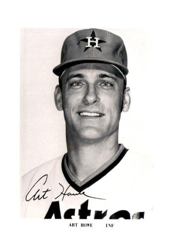1979 Houston Astros Photocards #NNO Art Howe Front