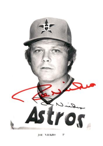 1979 Houston Astros Photocards #NNO Joe Niekro Front