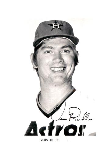 1979 Houston Astros Photocards #NNO Vern Ruhle Front