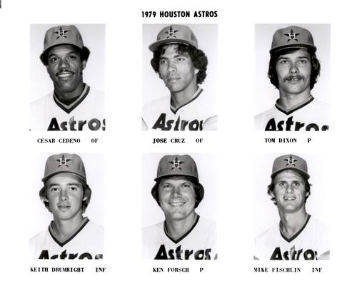 1979 Houston Astros Photos #NNO Cesar Cedeno Front