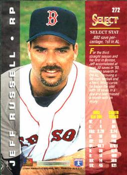 1994 Select #272 Jeff Russell Back