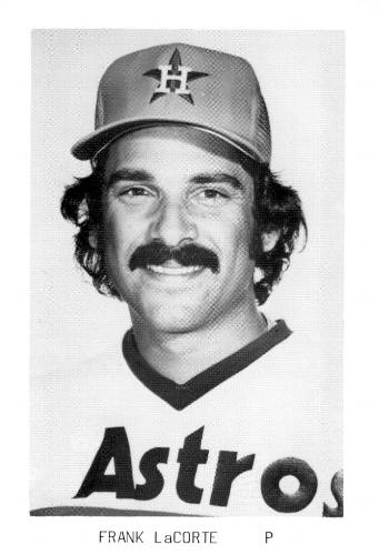 1981 Houston Astros Photocards #NNO Frank LaCorte Front