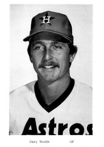 1981 Houston Astros Photocards #NNO Gary Woods Front