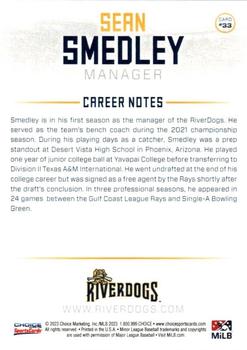 2023 Choice Charleston RiverDogs #33 Sean Smedley Back