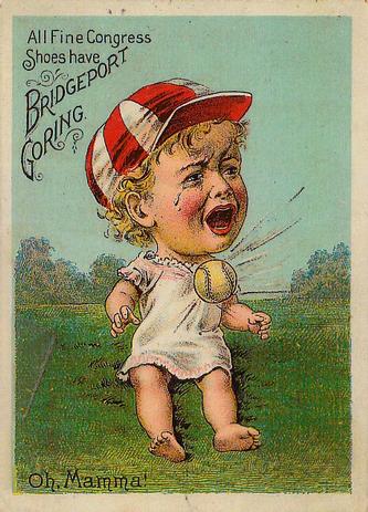 1889 Tobin Lithographs Baby Talk Series Baseball Comics (H804-1C) #NNO Oh, Mamma! Front
