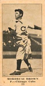 1916 Sporting News (M101-5) #23 Mordecai Brown Front