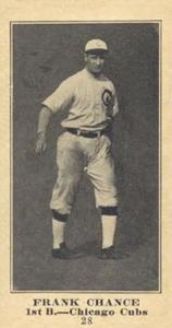 1916 Sporting News (M101-5) #28 Frank Chance Front
