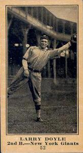 1916 Sporting News (M101-5) #52 Larry Doyle Front