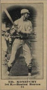 1916 Sporting News (M101-5) #94 Ed Konetchy Front