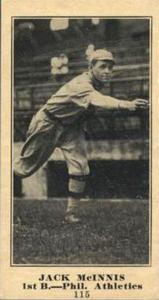 1916 Sporting News (M101-5) #115 Jack McInnis Front