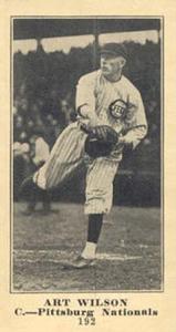 1916 Sporting News (M101-5) #192 Art Wilson Front