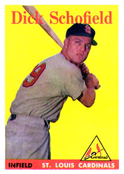 1958 Topps #106 Dick Schofield Front
