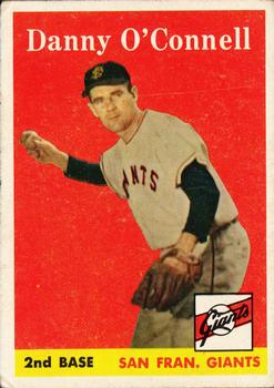 1958 Topps #166 Danny O'Connell Front