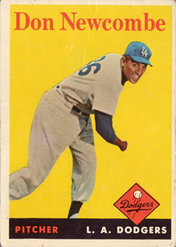 1958 Topps #340 Don Newcombe Front