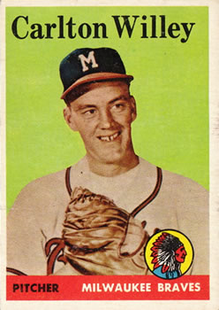 1958 Topps #407 Carlton Willey Front