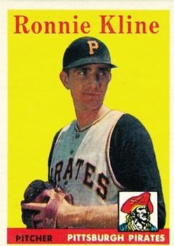 1958 Topps #82 Ronnie Kline Front