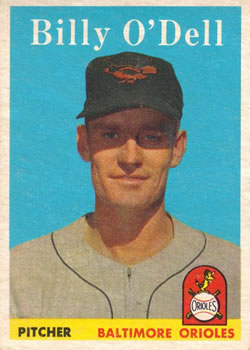 1958 Topps #84 Billy O'Dell Front