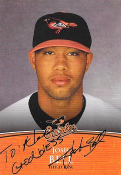 2010 Baltimore Orioles Photocards #NNO Josh Bell Front