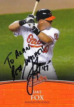 2010 Baltimore Orioles Photocards #NNO Jake Fox Front