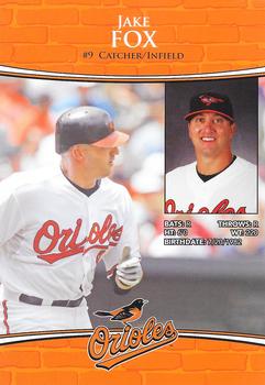 2011 Baltimore Orioles Photocards #NNO Jake Fox Back
