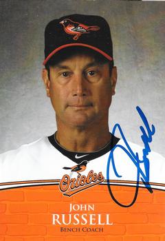 2012 Baltimore Orioles Photocards #NNO John Russell Front