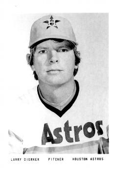 1975 Houston Astros Photos #NNO Larry Dierker Front