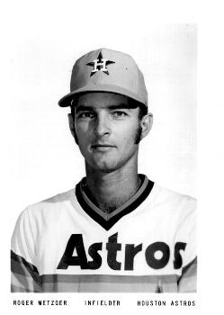 1975 Houston Astros Photos #NNO Roger Metzger Front