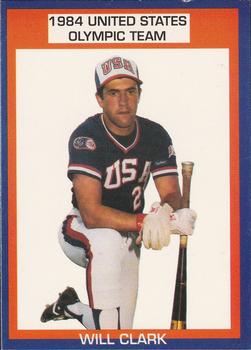 1985-90 1984 U.S.A. Olympic Team Member #NNO Will Clark Front