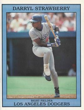 1992 Baseball Superstars Album Pages #NNO Darryl Strawberry Front