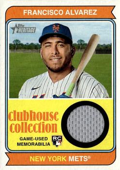 2023 Topps Heritage - Clubhouse Collection Relics High Number #CCR-FA Francisco Alvarez Front