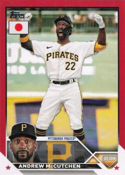2023 Topps Japan Edition - Red #135 Andrew McCutchen Front