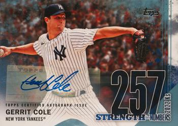2023 Topps Japan Edition - Strength In Numbers Autographs #SS-10 Gerrit Cole Front