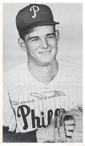 1952-69 Philadelphia Phillies Photo Cards #NNO Dennis Bennett Front