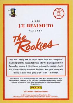 2014 Donruss The Rookies #73 J.T. Realmuto Back