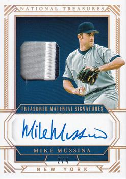 2022 Panini National Treasures - Supplied Cards #TMS-MI Mike Mussina Front