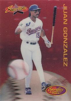 1994 Sportflics 2000 #182 Juan Gonzalez Front