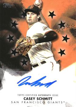 2024 Topps - Baseball Stars Autographs Black #BSA-CS Casey Schmitt Front