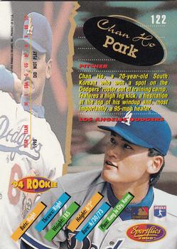 1994 Sportflics 2000 Rookie & Traded #122 Chan Ho Park Back