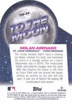 2024 Topps Big League - To the Moon Die Cuts #TM-24 Nolan Arenado Back