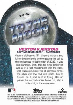 2024 Topps Big League - To the Moon Die Cuts #TM-32 Heston Kjerstad Back